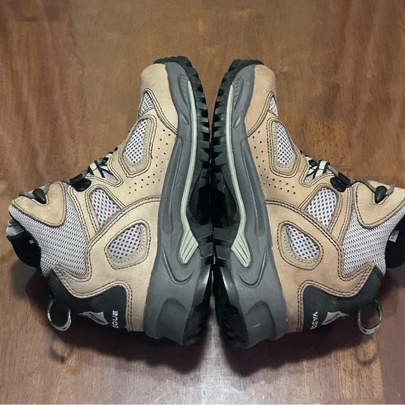Vasque Breeze GTX Vibram Women Waterproof Hiking Trail Boots Size 8 Tan Gray - Picture 6 of 16
